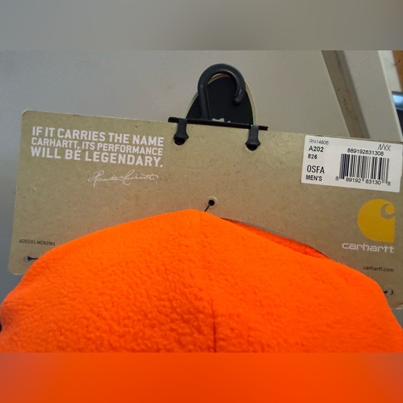 Carhartt Adult Fleece Hat with Camo Face Cover - Picture 4 of 4